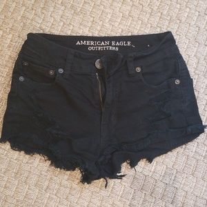 Like new American Eagle black shorts